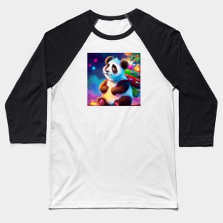 Cute Panda Drawing Baseball T-Shirt